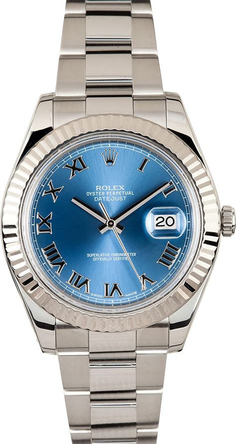 rolex date just 116334|Rolex 116334 blue.